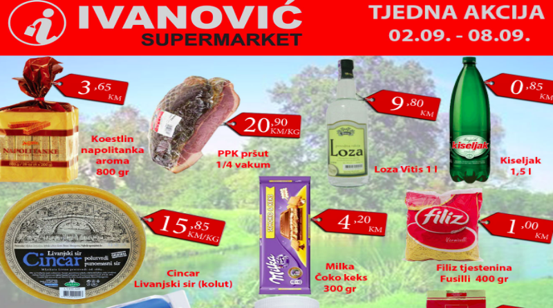 Tjedna akcija Supermarketa Ivanović
