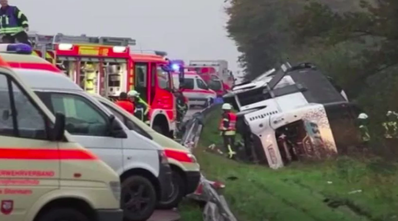 Više od 30 osoba povrijeđeno nakon prevrtanja autobusa u Njemačkoj