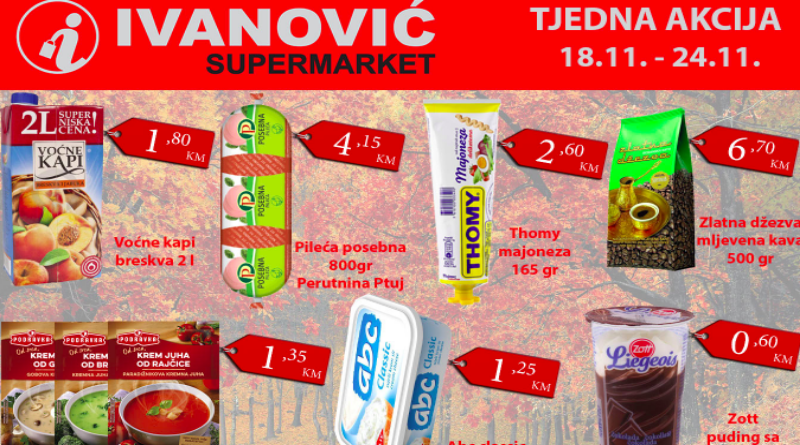 Tjedna akcija Supermarketa Ivanović