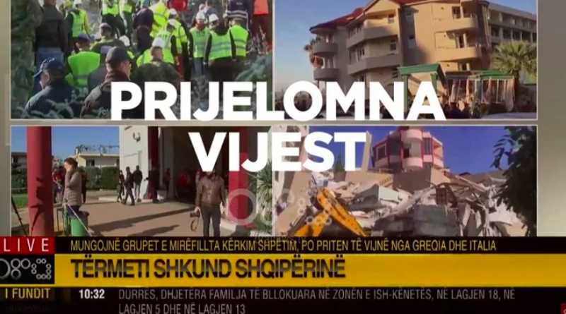 UŽIVO Novi potres u Albaniji. Najmanje 18 mrtvih, više od 600 ozlijeđenih, jesmo li i mi u opasnosti?