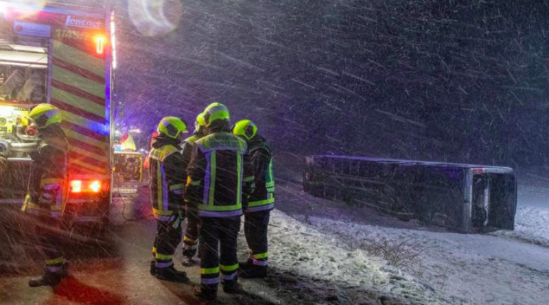Hrvatski autobus prevrnuo se u Njemačkoj: Osam osoba ozlijeđeno