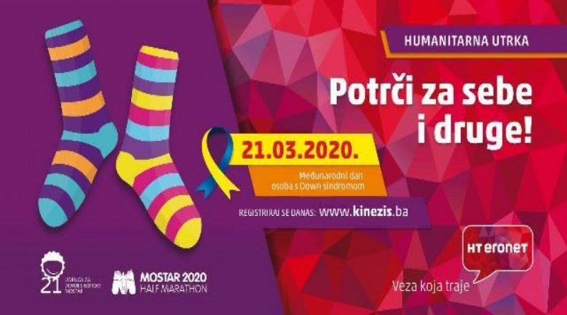 HT ERONET uz Mostar Run Weekend za udrugu Down
