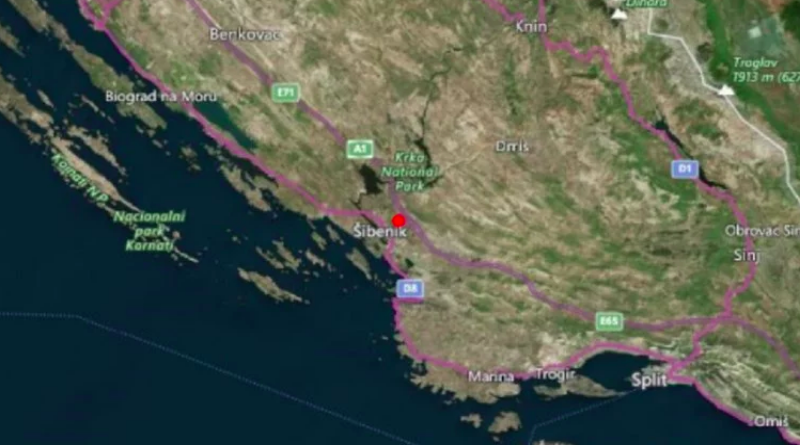 Potres sinoć pogodio Šibenik