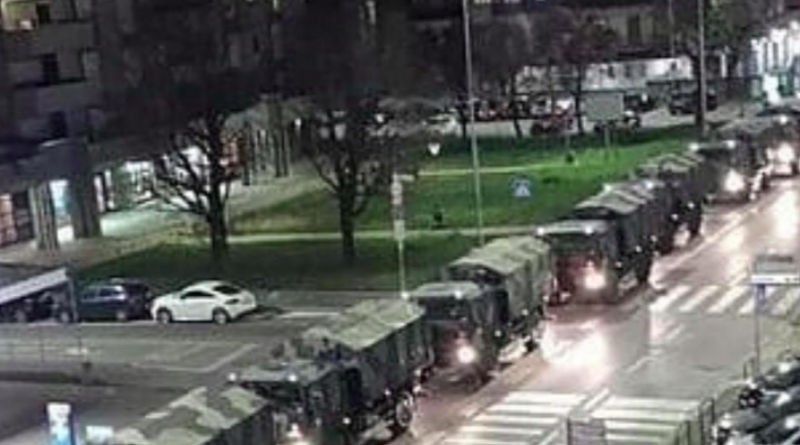 Jezive scene iz Italije: Vojni kamioni prevoze lijesove na kremiranje
