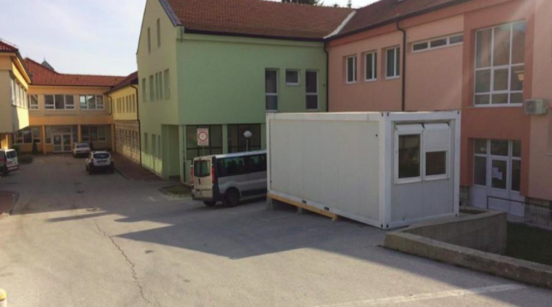 Ispred Doma zdravlja u Tomislavgradu postavljen kontejner za trijažu