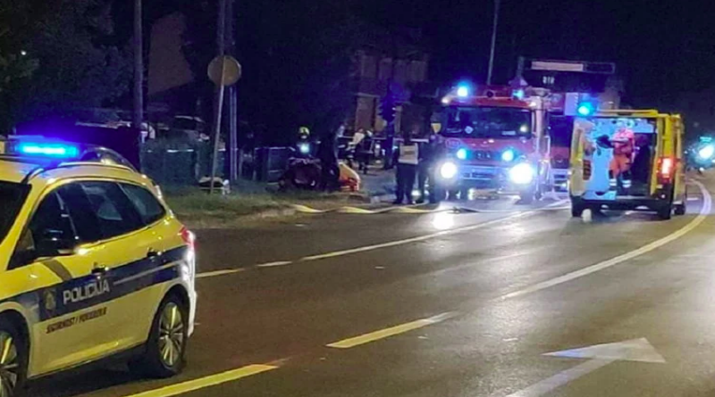Nesreća u Sesvetama, auto se zabio u kuću i zapalio