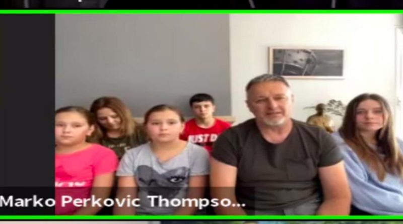 (VIDEO) Thomspon s obitelji molio krunicu s Hrvatima diljem svijeta: Evo njegove nakane