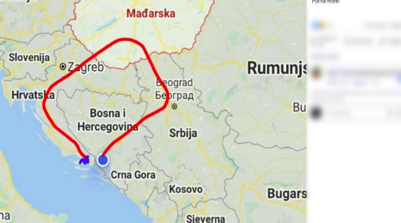 Masovno se dijeli mapa puta za dolazak na hrvatski Jadran