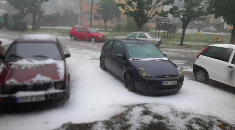 Kiša, grad i olujni vjetar: Nevrijeme zahvatilo dijelove BiH