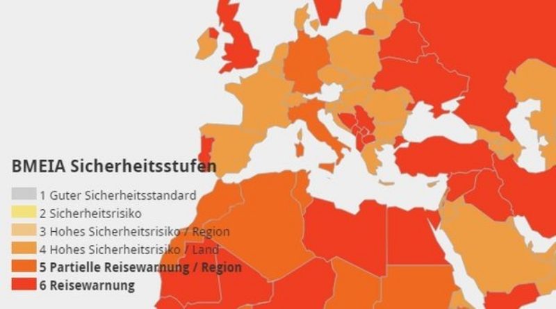 Austrija upozorava građane da ne putuju u BiH i još pet zemalja Zapadnog Balkana