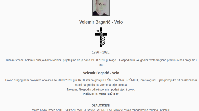 Velemir-Velo Bagarić (1996-2020)