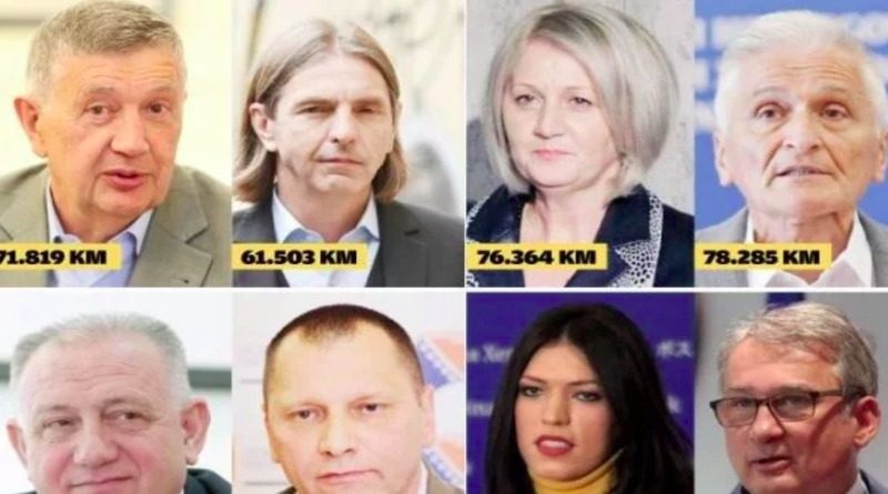 U 2020. godini 57 parlamentaraca “rad” naplatili u punom iznosu – 3,6 milijuna KM