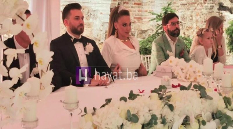 Objavljene fotografije sa svadbenog veselja Jasmine Izetbegović i Ćamila Humačkića u “Europi”