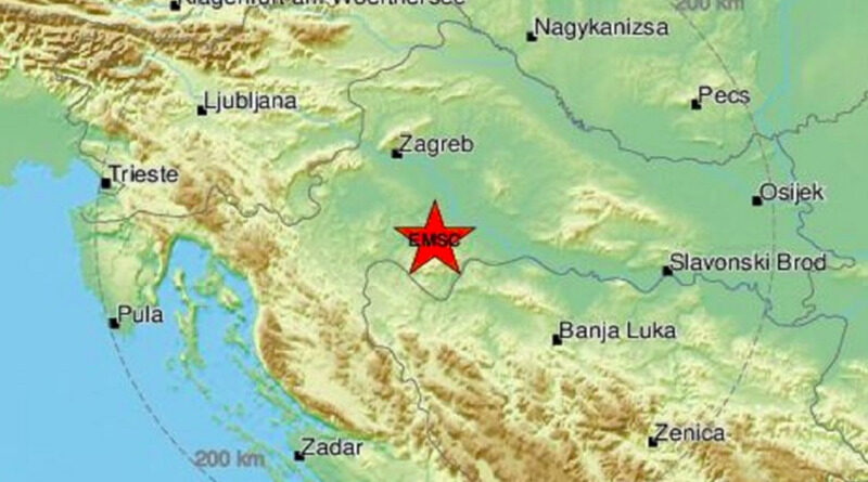 Potres od 3.6 zatresao Baniju