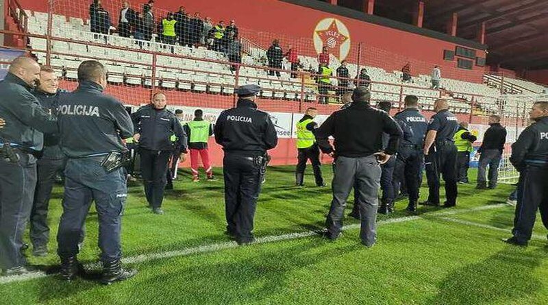 Stadion suspendiran na 6 utakmica, kazna 10.000 KM, Veležu oduzeta 3 boda