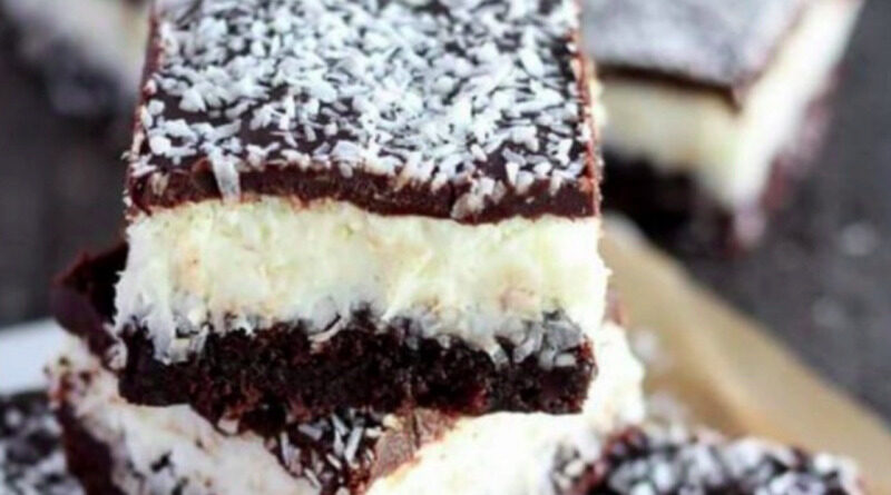 TOPE SE U USTIMA Brze kokos kocke s preljevom od čokolade, nestaju sa stola za čas