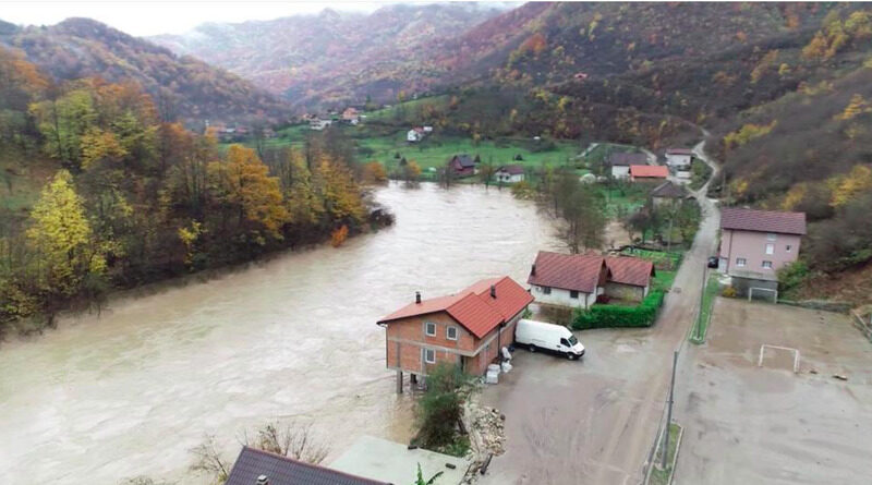 VIDEO Pogledajte kako izgleda Konjic iz zraka nakon poplava