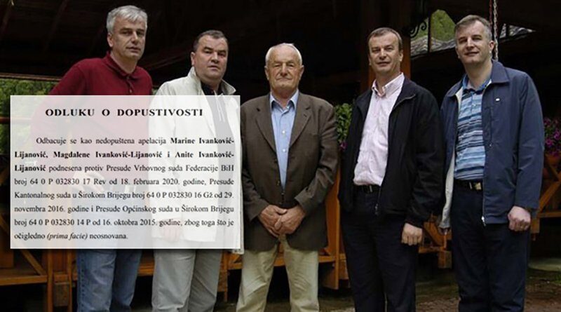 Supruge Lijanovića tužile pa ostale “praznih ruku”