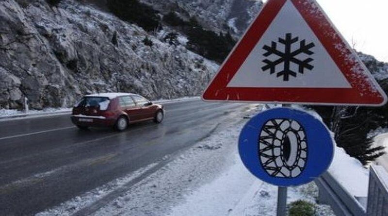 Zbog niskih temperatura moguća poledica na cesti