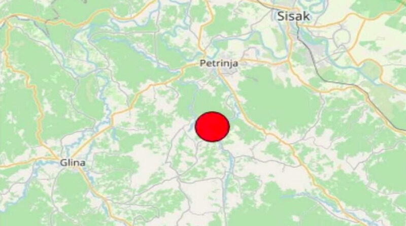 Potres 3.2 kod Petrinje