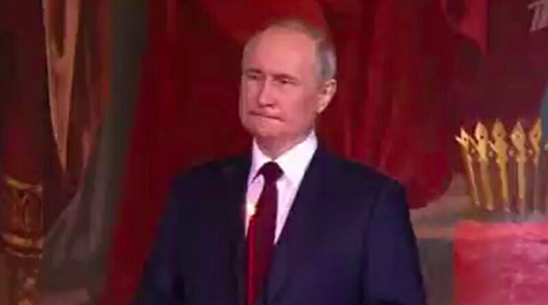 VIDEO Ovo je snimka Putina na misi, grize usnu