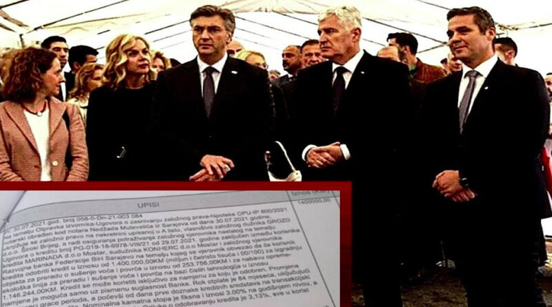 HDZ UPR’O SVIM ŽIVOTOM Zveknuli Marušiću kredit Razvojne banke od 1.4 milijuna, plus ono iz HNŽ-a, a nešto je i pozajmio