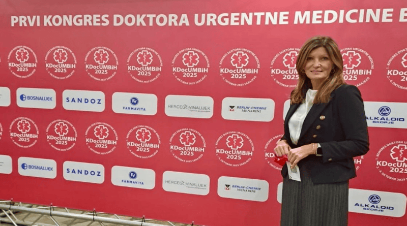 Ravnateljica Doma zdravlja Tomislavgrad aktivno sudjelovala na Prvom kongresu liječnika hitne medicine Bosne i Hercegovine sa međunarodnim sudjelovanjem