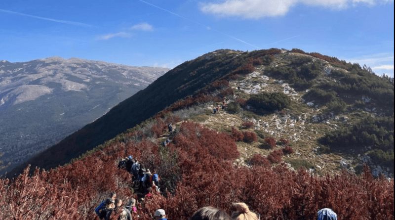 Tomislavgradski planinari podržali „Ružičasti listopad” usponom na Jelinak (1805 m/nv)