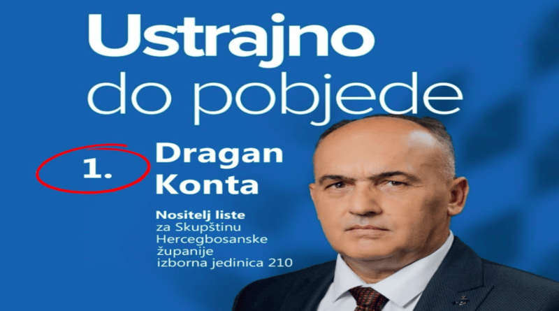 Hercegbosanski višebojac Dragan Konta