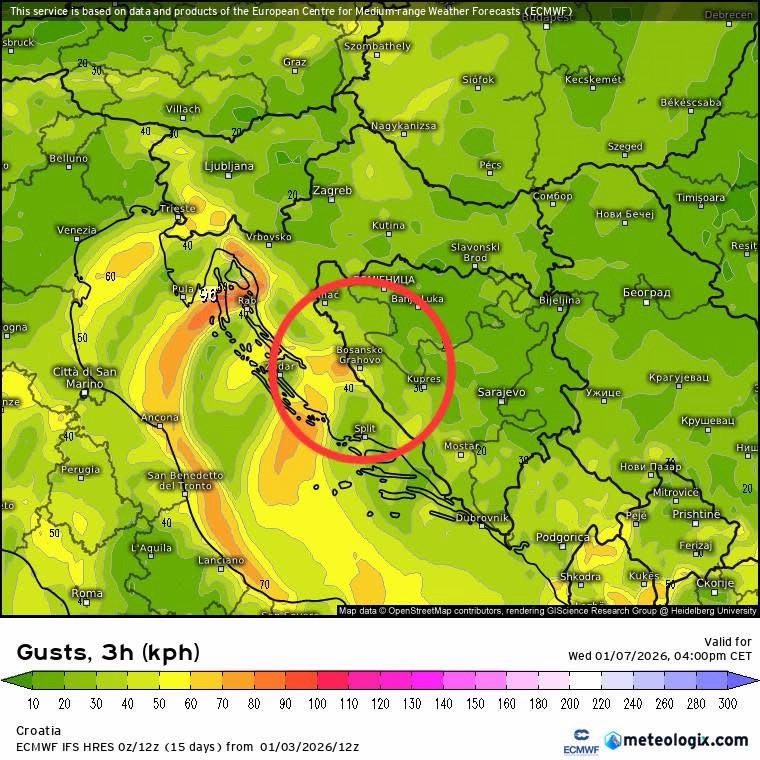 Od utorka kaos na cestama: Snažna ciklona donosi ekstremne zimske uvjete