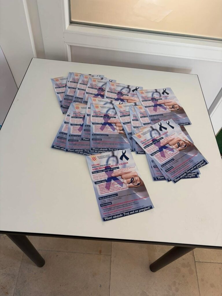 Početak kampanje „Plavi ožujak“ – mjesec prevencije i borbe protiv karcinoma debelog crijeva