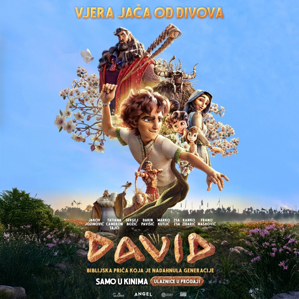 Animirani film “David” stiže u Livno: Priča o hrabrosti, vjeri i pobjedi nad Golijatom