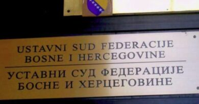Privatno-zdravstveni razlozi: Sudac Ustavnog suda Federacije BiH Boris Barun podnio ostavku Privatno-zdravstveni razlozi: Sudac Ustavnog suda Federacije BiH Boris Barun podnio ostavku