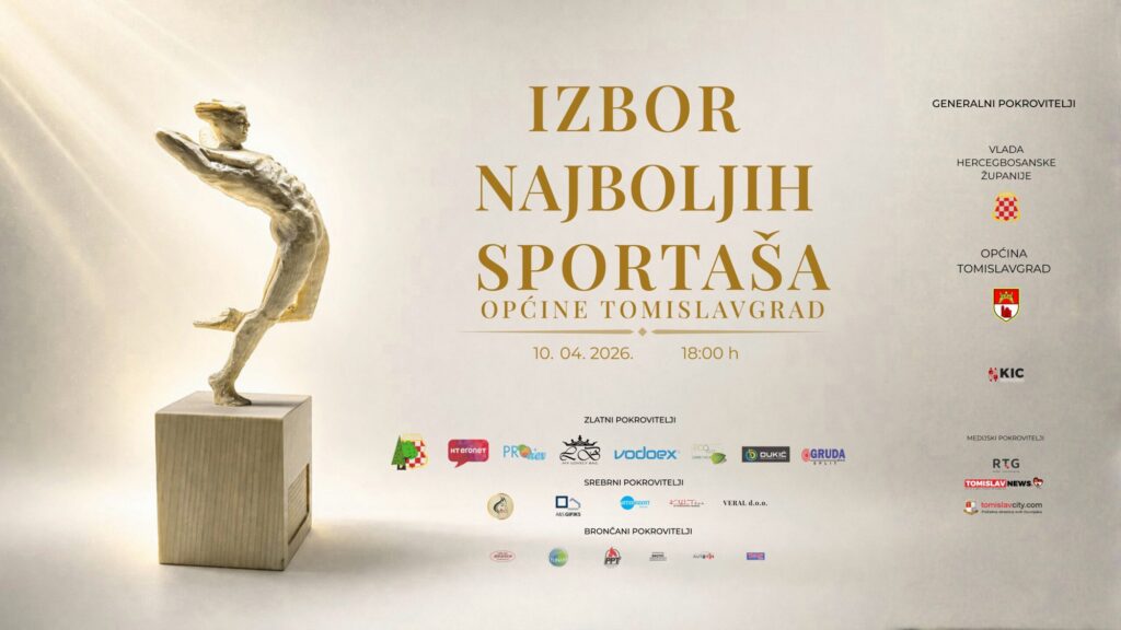 Najava: Izbor najboljih sportaša Općine Tomislavgrad